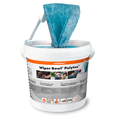 TOALLITAS IMPREGNADAS WIPER BOWL POLYTEX