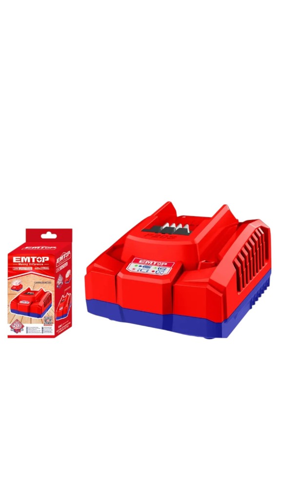 CARGADOR RÁPIDO INTELIGENTE EMTOP 20V