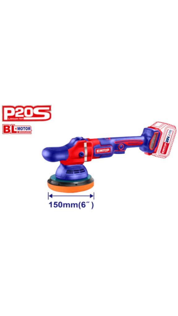 PULIDORA A BATERÍA EMTOP