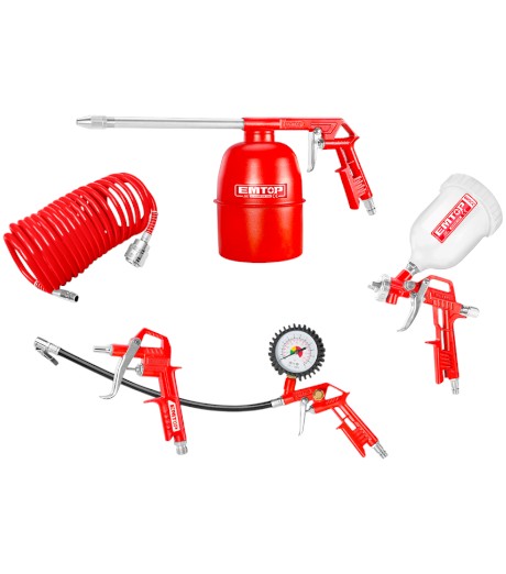 CONJUNTO 5 ACCESORIOS COMPRESOR