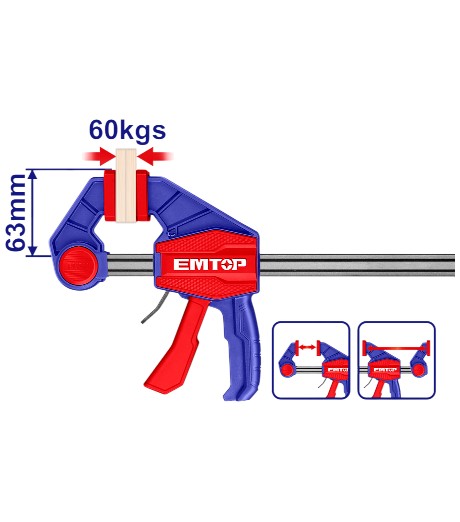SARGENTO RÁPIDO DE APRIETE 63MM