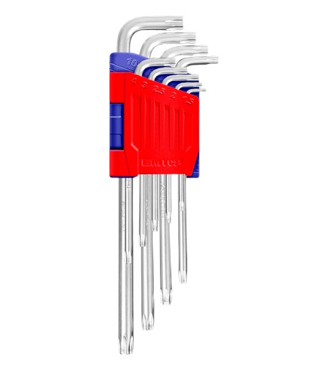 JUEGO DE 9 LLAVES TORX EMTOP