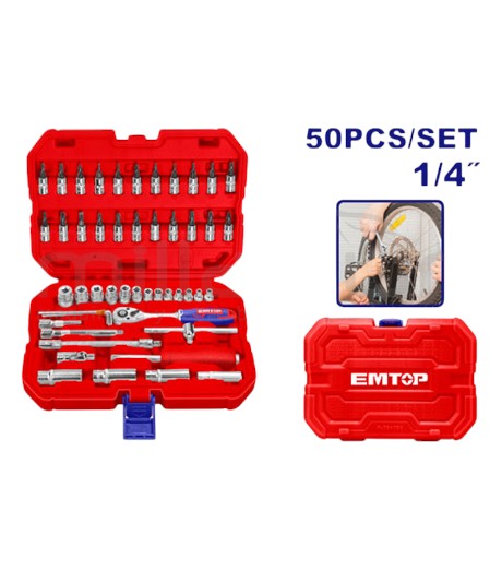 MALETIN 50 PIEZAS 1/4