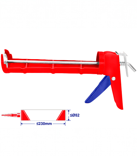 PISTOLA APLICACION SILICONA EMTOP