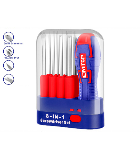 DESTORNILLADOR DE PUNTERAS INTERCAMBIABLES EMTOP