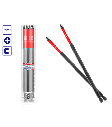 CONJUNTO 10 PUNTERAS DESTORNILLADOR IMPACTO