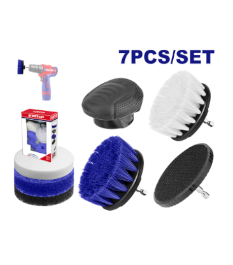 SET CEPILLOS DE LIMPIEZA PARA TALADRO EMTOP