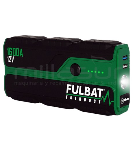 MINI ARRANCADOR PRO BATERÍAS FULLBAT 12V 3 EN 1