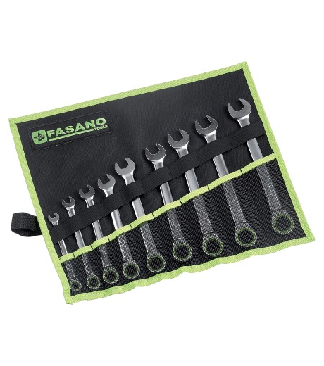 JUEGO LLAVES COMBINADAS DE CARRACA NO REVERSIBLES