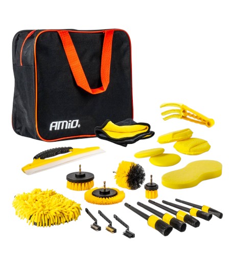 SET LIMPIEZA Y DETALLADO 22 PIEZAS