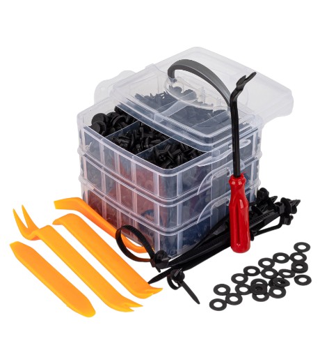 JUEGO DE CLIPS Y EXTRACTORES 650 PIEZAS