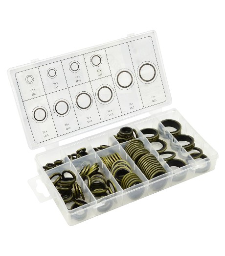 SURTIDO ARANDELAS GOMA-METAL 150PCS