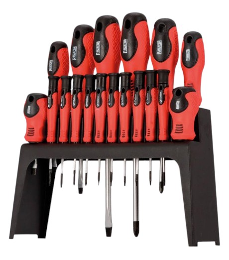 JUEGO 18 PCS DESTORNILLADORES