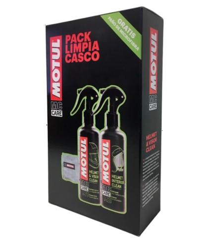 MOTUL PACK LIMPIA CASCOS M1+M2