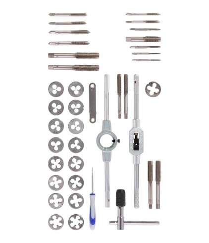 JUEGO DE MACHOS Y TERRAJAS 39PCS
